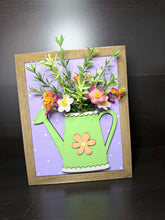 Load image into Gallery viewer, Spring Plant Flower Vase Pot Sign Trio File SVG, Glowforge, Mother's Day, Watering Can, Floral, Grandma, LuckyHeartDesignsCo
