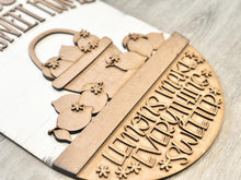 Load image into Gallery viewer, Lemon Holiday Door Sign Interchangeable File, SVG, Lemonade, Summer, Fruit, Basket, Spring Seasonal Home Welcome, glowforge
