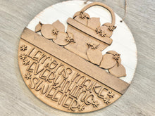 Load image into Gallery viewer, Lemon Holiday Door Sign Interchangeable File, SVG, Lemonade, Summer, Fruit, Basket, Spring Seasonal Home Welcome, glowforge
