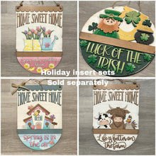 Load image into Gallery viewer, Boo Ghost Halloween Holiday Door Sign Interchangeable File, SVG Witch, Sunflower, Daisy Spooky, Pink, Seasonal, Home, Welcome, glowforge

