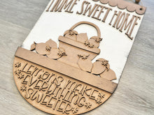 Load image into Gallery viewer, Lemon Holiday Door Sign Interchangeable File, SVG, Lemonade, Summer, Fruit, Basket, Spring Seasonal Home Welcome, glowforge
