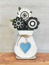 Load image into Gallery viewer, Groovy Flower Mug Stick File SVG, Glowforge Tiered Tray, Tray Decor, Flower, Floral, Plant Topper, Spring, Stake, Gift, LuckyHeartDesignsCo
