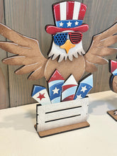 Load image into Gallery viewer, Uncle Sam USA Standing File SVG, America USA Fourth of July, Flag Balloons, Statue of Liberty, Holiday Decor, Glowforge, LuckyHeartDesignsCo
