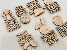 Load image into Gallery viewer, Easter Mug Hugger Bundle File SVG, Glowforge, Bunny, Jelly Bean, Cross, Egg, Carrot Tiered Tray, Plant Topper, Gift, LuckyHeartDesignsCo
