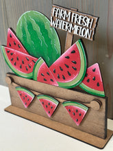 Load image into Gallery viewer, Watermelon Holiday Door Sign Interchangeable File, SVG, Spring, Summer, Fruit, Basket, Farm Fresh, Seasonal Home Welcome, glowforge
