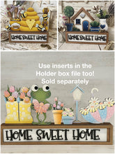 Load image into Gallery viewer, Farm Wall Collage Shelf Holder Interchangeable Sign File, Glowforge, Home, Barn, Cow, Display Farmhouse House, Standing, LuckyHeartDesignsCo
