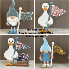 Load image into Gallery viewer, Summer Beach Flag Interchangeable File SVG, Fall, Sunny, Sun, Waves, Sand Gnome, Highland, Seasonal, Holiday, Glowforge, LuckyHeartDesignsCo
