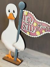 Load image into Gallery viewer, Goose Flag Interchangeable File SVG, Duck, Farm, Seasonal, Holiday, Glowforge, LuckyHeartDesignsCo
