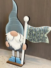 Load image into Gallery viewer, Gnome Flag Interchangeable File SVG, Gnomes, Seasonal, Holiday, Glowforge, LuckyHeartDesignsCo
