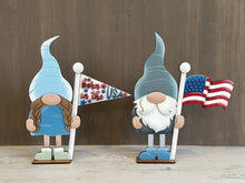 Load image into Gallery viewer, Gnome Flag Interchangeable File SVG, Gnomes, Seasonal, Holiday, Glowforge, LuckyHeartDesignsCo
