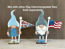 Load image into Gallery viewer, Fourth Of July Flag Interchangeable File SVG, America, USA, Stars and Stripes, Seasonal, Holiday, Glowforge, LuckyHeartDesignsCo
