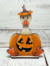 Load image into Gallery viewer, Halloween Goose Standing File SVG, Fall, Pumpkin, Vampire, Witch, Ghost, Mummy, Cute, Pet, Farm Tiered Tray Glowforge, LuckyHeartDesignsCo
