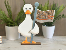 Load image into Gallery viewer, Pumpkin Patch Flag Interchangeable File SVG, Fall, Farm, Gnome, Highland, Seasonal, Holiday, Glowforge, LuckyHeartDesignsCo
