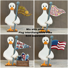 Load image into Gallery viewer, Gnome Flag Interchangeable File SVG, Gnomes, Seasonal, Holiday, Glowforge, LuckyHeartDesignsCo
