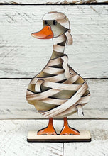 Load image into Gallery viewer, Halloween Goose Standing File SVG, Fall, Pumpkin, Vampire, Witch, Ghost, Mummy, Cute, Pet, Farm Tiered Tray Glowforge, LuckyHeartDesignsCo
