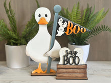 Load image into Gallery viewer, Halloween Flag Interchangeable File SVG, Fall, Witch, Ghost, Boo, Gnome, Highland, Seasonal, Holiday, Glowforge, LuckyHeartDesignsCo
