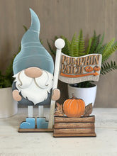 Load image into Gallery viewer, Pumpkin Patch Flag Interchangeable File SVG, Fall, Farm, Gnome, Highland, Seasonal, Holiday, Glowforge, LuckyHeartDesignsCo
