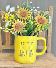 Load image into Gallery viewer, Sunflower Mug Stick File SVG, Glowforge Tiered Tray, Tray Decor, Fall, Flower, Floral, Plant Topper, Gift, LuckyHeartDesignsCo
