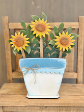 Load image into Gallery viewer, Sunflower Mug Stick File SVG, Glowforge Tiered Tray, Tray Decor, Fall, Flower, Floral, Plant Topper, Gift, LuckyHeartDesignsCo
