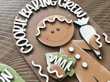 Load image into Gallery viewer, Gingerbread Baking Tall Arch Sign Interchangeable File SVG, TINY, INSERT only, Cookie, Christmas Glowforge, Tiered Tray LuckyHeartDesignsCo
