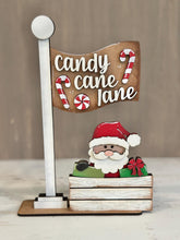 Load image into Gallery viewer, Christmas Flag Interchangeable File SVG, Candy Cane, Gingerbread, Cookie, Highland, Seasonal, Holiday, Glowforge, LuckyHeartDesignsCo
