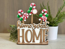 Load image into Gallery viewer, Home Sweet Home Desk Holder Mug Stick File SVG, Glowforge Tiered Tray, Plant Topper Gift, LuckyHeartDesignsCo
