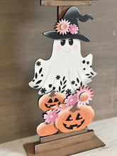 Load image into Gallery viewer, Ghost Flower Birdhouse Interchangeable File SVG, Glowforge, Halloween Pumpkin Trick or Treat, Seasonal, Holiday Shapes, LuckyHeartDesignsCo
