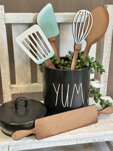 Load image into Gallery viewer, Baking Mug Filler File SVG, Kitchen, Spatula, Whisk, Rolling Pin, Cook, Cookies, Tiered Tray, Glowforge, LuckyHeartDesignsCo
