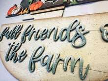 Load image into Gallery viewer, Crow Scarecrow Holiday Door Sign Interchangeable File, SVG Pumpkins Patch, Fall, Leaves, Farm, Seasonal, Home, Welcome, glowforge
