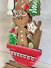 Load image into Gallery viewer, Gingerbread Baking Birdhouse Interchangeable File SVG, Glowforge, Cookie, Christmas, Seasonal, Holiday Shapes, LuckyHeartDesignsCo
