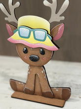Load image into Gallery viewer, Deer Interchangeable Animal Hat File SVG, Bull, Farm, Zoo, Holiday, Pet, Christmas, Halloween, Fall, Yak, Glowforge, LuckyHeartDesignsCo
