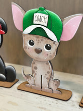 Load image into Gallery viewer, Animal Hats Professions Interchangeable File SVG, add on Fireman, Construction, Nurse, Coach, Police, Pilot, Glowforge, LuckyHeartDesignsCo
