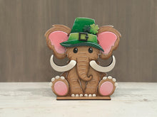 Load image into Gallery viewer, Mammoth Animal Hat Interchangeable File SVG, Add On Dinosaur Triceratops, Brachiosaurus , Holiday, Christmas, Glowforge, LuckyHeartDesignsCo
