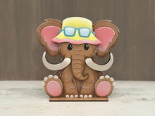 Load image into Gallery viewer, Mammoth Animal Hat Interchangeable File SVG, Add On Dinosaur Triceratops, Brachiosaurus , Holiday, Christmas, Glowforge, LuckyHeartDesignsCo
