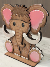 Load image into Gallery viewer, Mammoth Animal Hat Interchangeable File SVG, Add On Dinosaur Triceratops, Brachiosaurus , Holiday, Christmas, Glowforge, LuckyHeartDesignsCo
