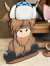 Load image into Gallery viewer, Holiday Celebrations Animal Hats Interchangeable File SVG, add on Seasonal Santa, Christmas, Halloween, Fall, Glowforge, LuckyHeartDesignsCo
