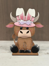 Load image into Gallery viewer, Buffalo Interchangeable Animal Hat File SVG, Bull, Farm, Zoo, Holiday, Pet, Christmas, Halloween, Fall, Yak, Glowforge, LuckyHeartDesignsCo
