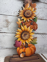 Load image into Gallery viewer, Fall Foliage Birdhouse Interchangeable File SVG, Glowforge, Pumpkin, Sunflower, Seasonal, Holiday Shapes, Bird house, LuckyHeartDesignsCo
