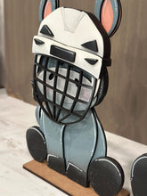 Load image into Gallery viewer, Football Hockey Animal Hat Interchangeable File SVG, add on Sport, Team, Coach Mascot Highland, Bear, Dog, Glowforge, LuckyHeartDesignsCo
