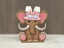 Load image into Gallery viewer, Mammoth Animal Hat Interchangeable File SVG, Add On Dinosaur Triceratops, Brachiosaurus , Holiday, Christmas, Glowforge, LuckyHeartDesignsCo
