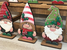 Load image into Gallery viewer, Gnome Eyes Christmas Standing File SVG, Rudolph, Elf, Snowman, Girl, Boy, Glowforge, LuckyHeartDesignsCo
