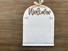 Load image into Gallery viewer, Arch Sign Holiday Door Sign Interchangeable File, SVG Christmas, Easter, Halloween, Fall, Winter, Seasonal, Home, Welcome, glowforge

