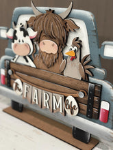 Load image into Gallery viewer, Farmhouse Truck Holiday Door Sign Interchangeable File, SVG, Standing Farm Christmas, backer Fall, Seasonal, glowforge, LuckyHeartDesignsCo
