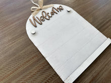 Load image into Gallery viewer, Arch Sign Holiday Door Sign Interchangeable File, SVG Christmas, Easter, Halloween, Fall, Winter, Seasonal, Home, Welcome, glowforge
