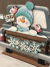 Load image into Gallery viewer, Farmhouse Truck Holiday Door Sign Interchangeable File, SVG, Standing Farm Christmas, backer Fall, Seasonal, glowforge, LuckyHeartDesignsCo
