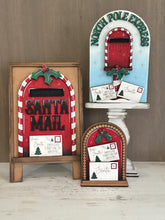 Load image into Gallery viewer, Santa Mail Tall Arch Sign Interchangeable File SVG, TINY, INSERT only, Holly, Mailbox, Glowforge, Holiday, Tiered Tray LuckyHeartDesignsCo
