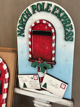 Load image into Gallery viewer, Santa Mail Tall Arch Sign Interchangeable File SVG, TINY, INSERT only, Holly, Mailbox, Glowforge, Holiday, Tiered Tray LuckyHeartDesignsCo
