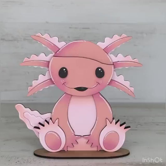 Axolotl Animal Hats Interchangeable MINI File SVG, Seasonal Leaning sign, Christmas,Holiday, Pet, Tiered Tray Glowforge, LuckyHeartDesignsCo