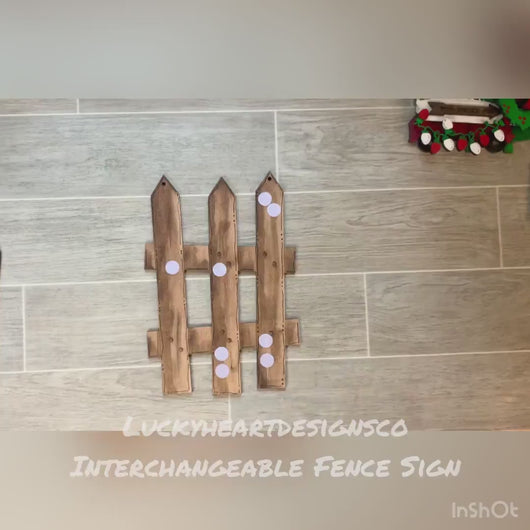Christmas Interchangeable Fence Bundle File SVG, Gnome Santa Holiday, Glowforge, LuckyHeartDesignsCo