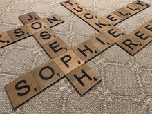 Load image into Gallery viewer, Scrabble Wall Sign File, SVG Glowforge decor
